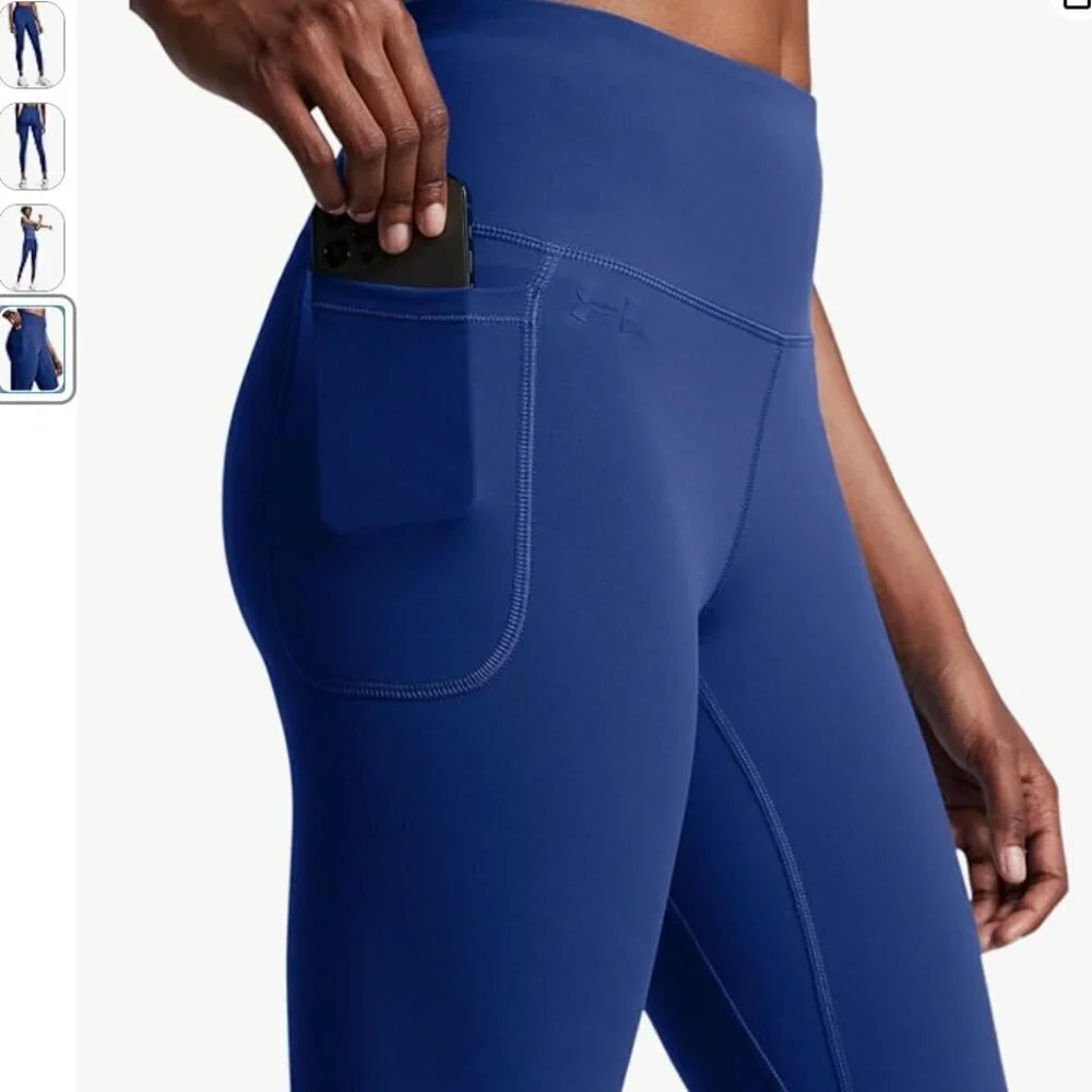 NWT Under Armour Women’s Motion Ankle Leggings, tech blue, XL